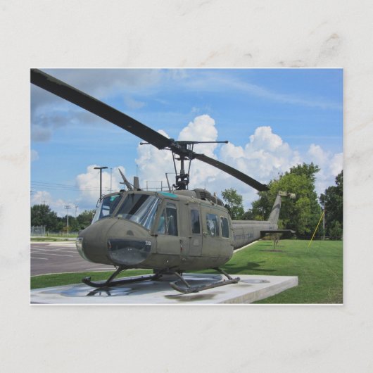  Vietnam Euh-1 Huey Militaire Helikopter Briefkaart (Voorkant)