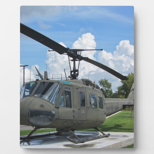  Vietnam Euh-1 Huey Militaire Helikopter Fotoplaat (Voorkant)