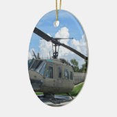 Vietnam Euh-1 Huey Militaire Helikopter Keramisch Ornament (Links)