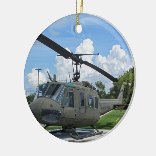  Vietnam Euh-1 Huey Militaire Helikopter Keramisch Ornament (Links)