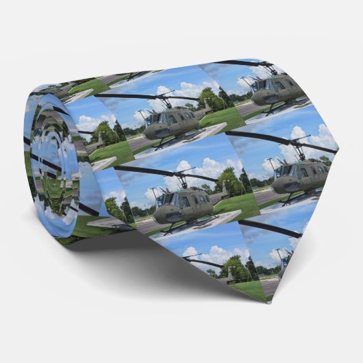  Vietnam Euh-1 Huey Militaire Helikopter Stropdas (Opgerold)