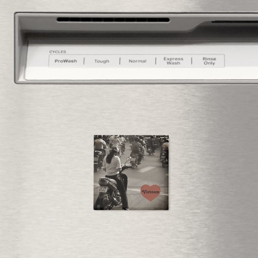 Vietnam fietsen magneet (Insitu (Vaatwasser))