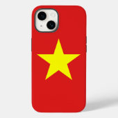 Vietnam Flag gele Star Iphone case (Achterkant)