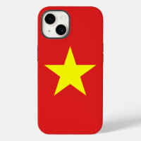 Vietnam Flag gele Star Iphone case
