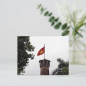 vietnam flag tower briefkaart (Staand voorkant)