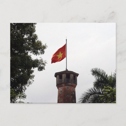 vietnam flag tower briefkaart (Voorkant)