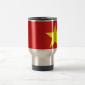 Vietnam Flag Yellow Star Travel Mug Reisbeker (Center)