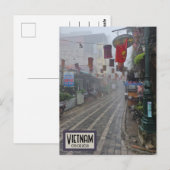 Vietnam Foggy Street,  Date Briefkaart (Voorkant / Achterkant)