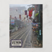 Vietnam Foggy Street,  Date Briefkaart (Voorkant)