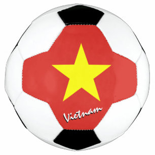 Vietnam, Football en Vietnamese vlag/sport Voetbal