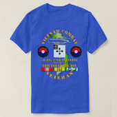 Vietnam Gevecht Infanterie Veteraan w 3e Bn 47e In T-shirt (Design voorkant)