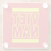 VIETNAM GLAZEN ONDERZETTER (Achterkant)