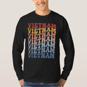 Vietnam Groovy Retro Vietnamees T-shirt