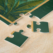 Vietnam Ha Long Bay Illustratie Reis Kunst Retro Legpuzzel (Zijkant)
