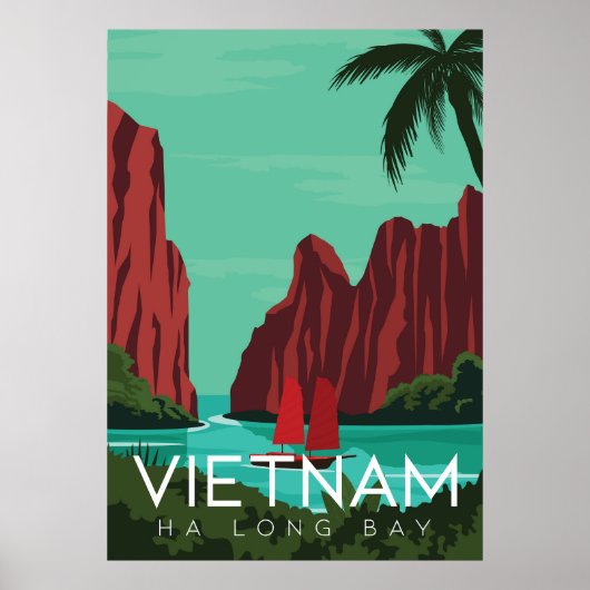 Vietnam Ha Long Bay Poster (Voorkant)