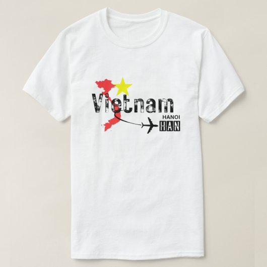 Vietnam Han Airport Code T-shirt (Design voorkant)