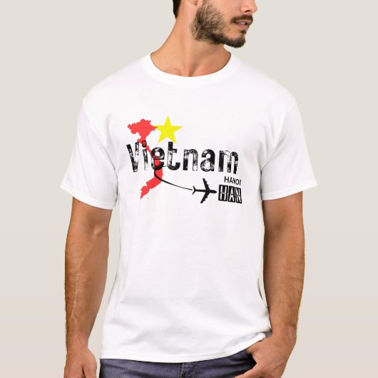 Vietnam Han Airport Code T-shirt (Voorkant)