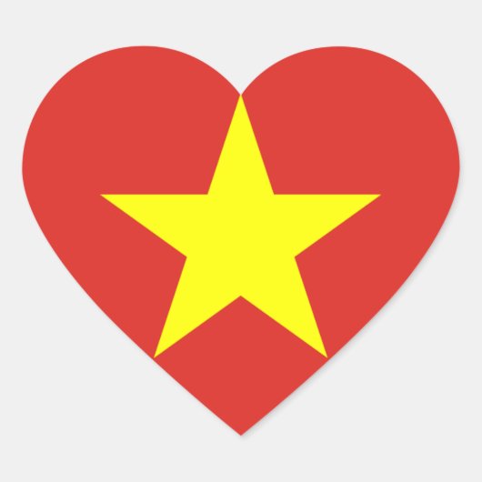 vietnam hart sticker (Voorkant)