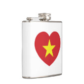 Vietnam Heart Flag Heupfles (Rechts)