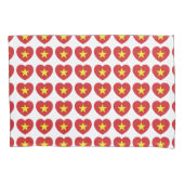 Vietnam Heart Flag Kussensloop (Voorkant)