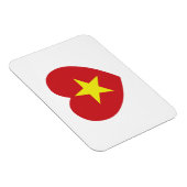 Vietnam Heart Flag Magneet (Rechterzijde)