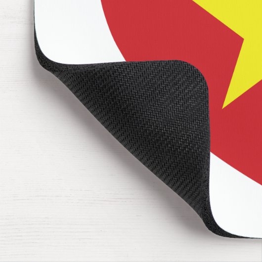 Vietnam Heart Flag Muismat (Hoek)