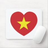 Vietnam Heart Flag Muismat (Met muis)