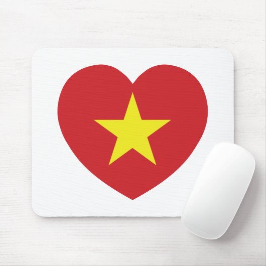 Vietnam Heart Flag Muismat (Met muis)