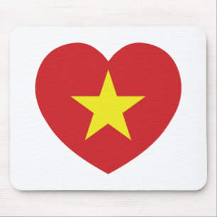 Vietnam Heart Flag Muismat