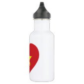 Vietnam Heart Flag Waterfles (Rechts)