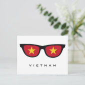 Vietnam heeft aangepaste tekst en kleuren briefkaa briefkaart (Staand voorkant)
