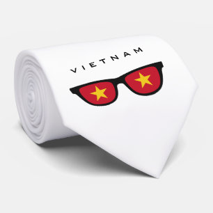 Vietnam heeft aangepaste tekst en kleuren stropdas