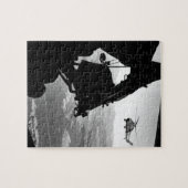 Vietnam:  helikopter en soldaat nadert koers legpuzzel (Horizontaal)