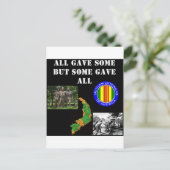 Vietnam Herdenking Briefkaart (Staand voorkant)