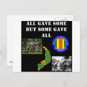 Vietnam Herdenking Briefkaart (Voorkant / Achterkant)