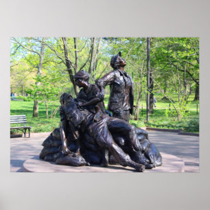 Viëtnam-herdenkingsmonument voor vrouwen poster