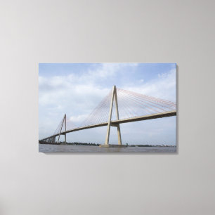 Vietnam, Ho Chi Minh City, ook bekend als Saigon). Canvas Afdruk