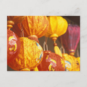 Vietnam, Hoi An Grote lantaarns, souvenirs Briefkaart
