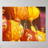 Vietnam, Hoi An Large lantern, souvenirs Poster (Voorkant)