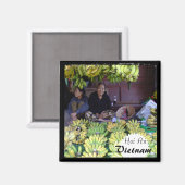 Vietnam, Hoi An market, Bananas (Magnet) Magneet (Voorkant / Achterkant)
