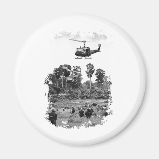 Vietnam Huey Landing Magneet (Voorkant)