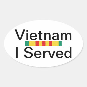 Vietnam- Ik heb Stickers bediend
