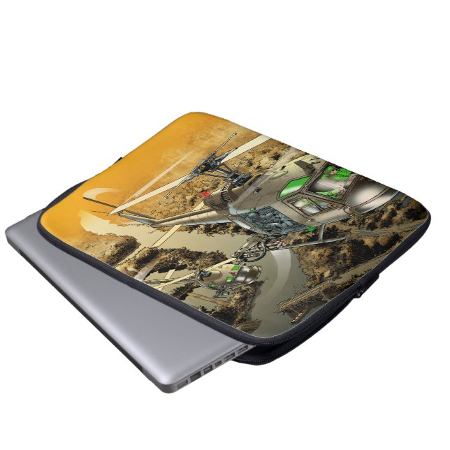 Vietnam Journal V1-laptophoes Laptop Sleeve (Voorkant onderkant)