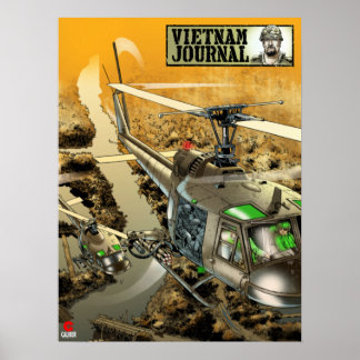 Vietnam Journal V1 poster van het ontwerp