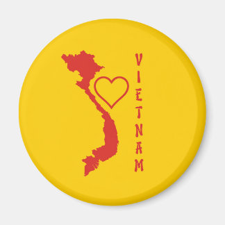 Vietnam Kaart Magneet