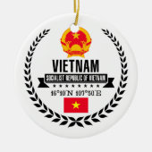 Vietnam Keramisch Ornament (Voorkant)