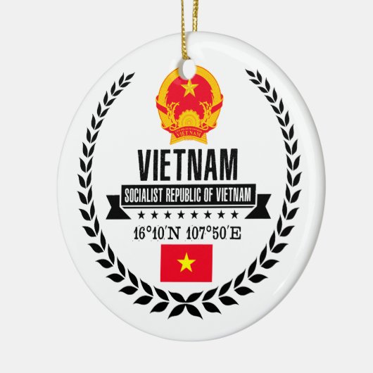 Vietnam Keramisch Ornament (Links)