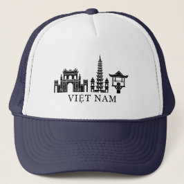 Vietnam landmarks trucker pet