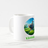 Vietnam landschap mok (Voorkant links)