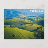 Vietnam Long Coc Tea Hills Travel Foto Briefkaart (Voorkant)
